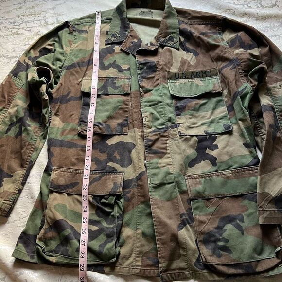 US Army issue 1990 Woodland Jacket camouflage vintage - Picture 8 of 12